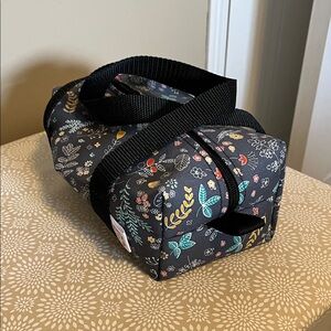 Floral Grey Travel Bag